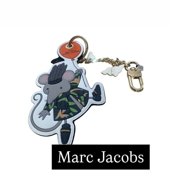 Marc Jacobs Black and Gold Bag charm /Key Holder - Picture 4 of 8
